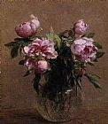 Henri Fantin-Latour Vase of Peonies painting